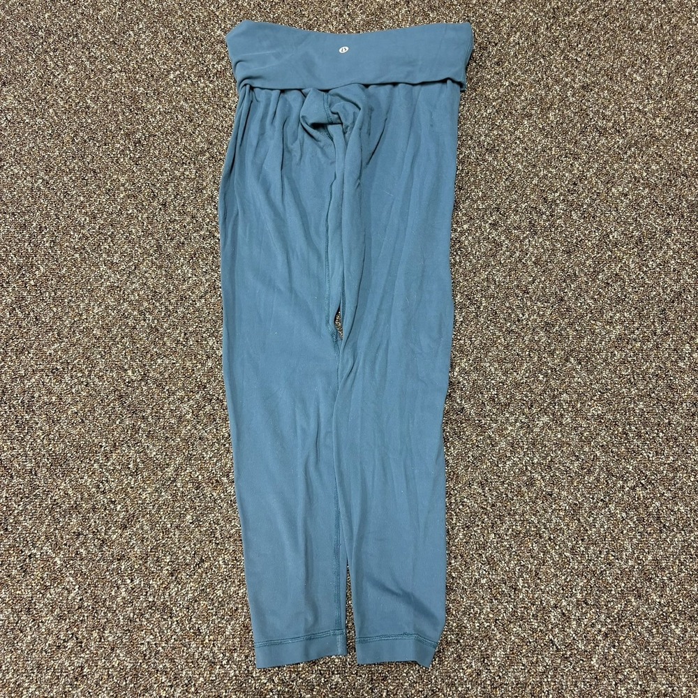 Blue Lululemon Leggings Light Size Medium Athletic Designer Compression